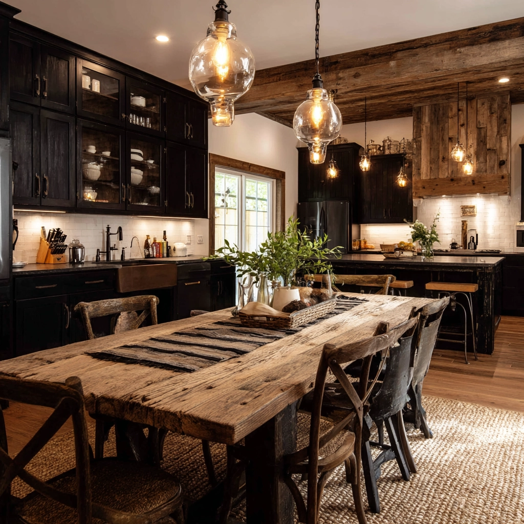 black kitchen cabinets 26