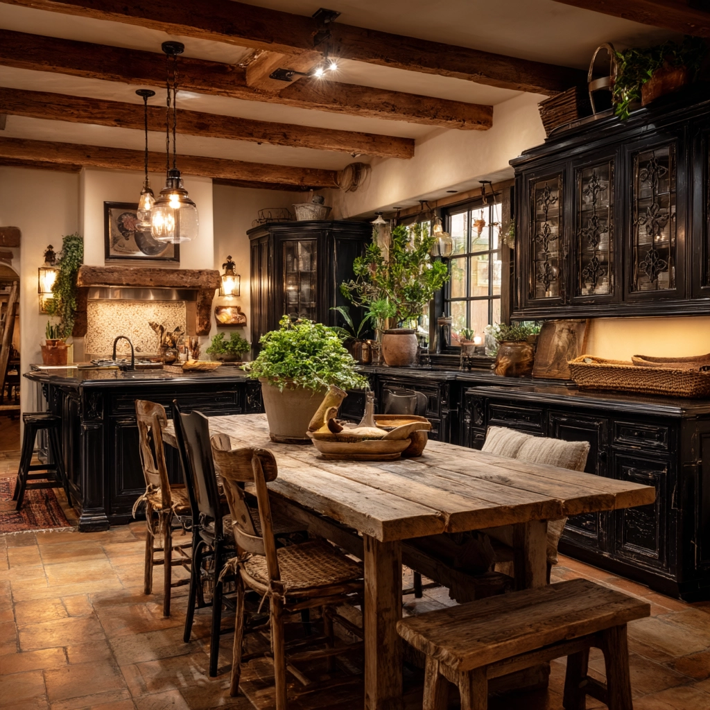 black kitchen cabinets 28