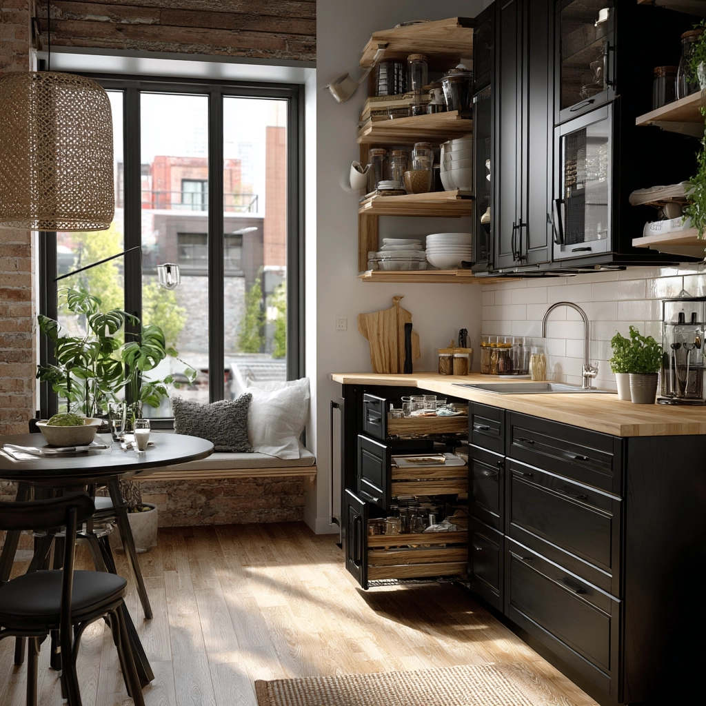 black kitchen cabinets 39