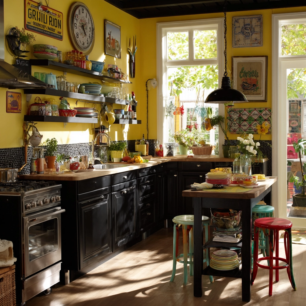black kitchen cabinets 44