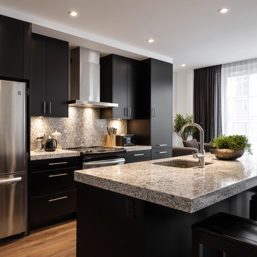 black kitchen cabinets 48