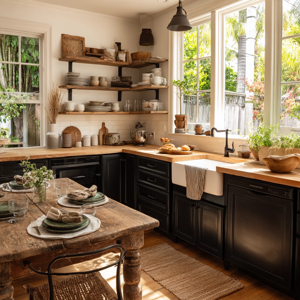 black kitchen cabinets 49