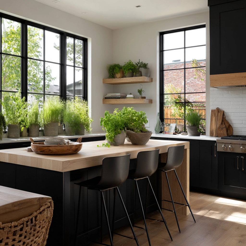 black kitchen cabinets 54