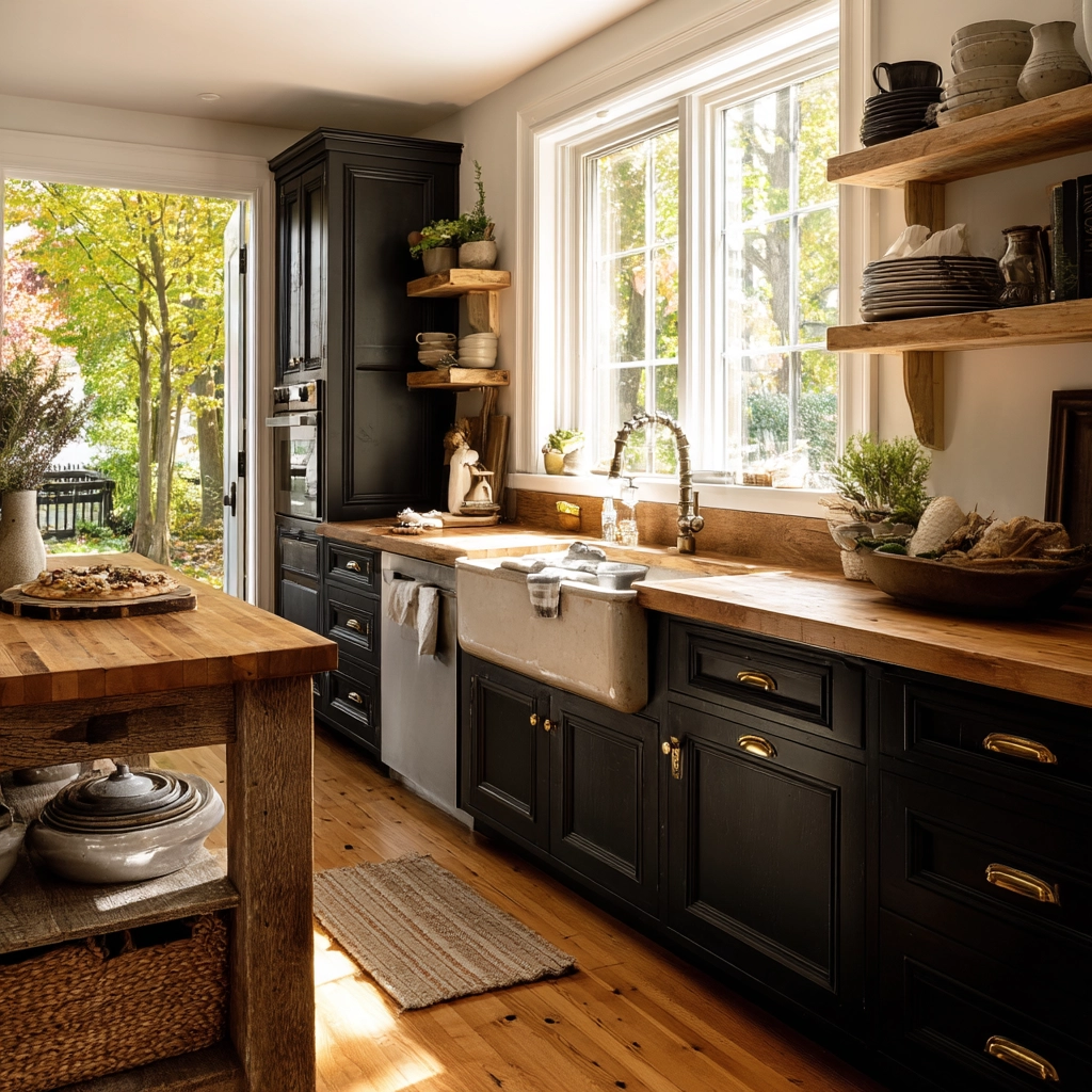 black kitchen cabinets 6