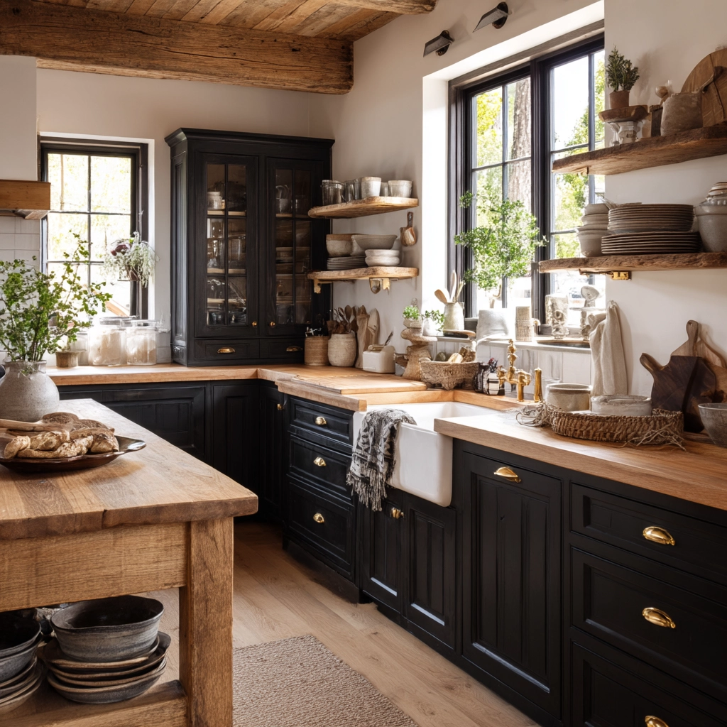 black kitchen cabinets 7