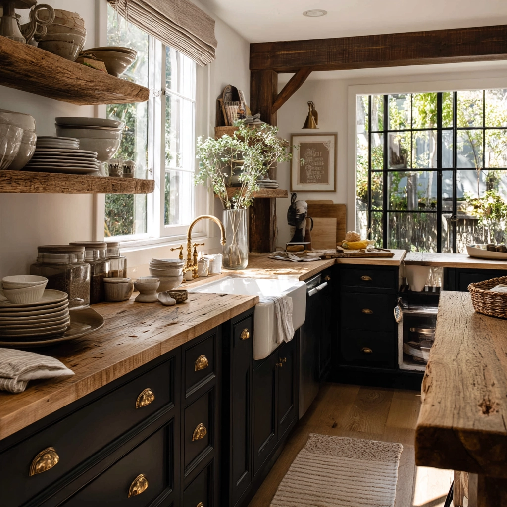 black kitchen cabinets 8