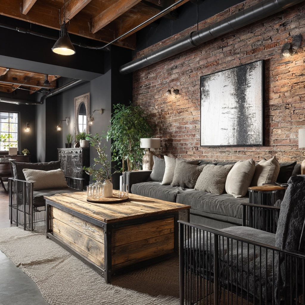 black living room decor 5