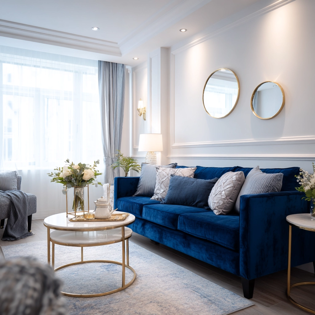 blue couch living room 21