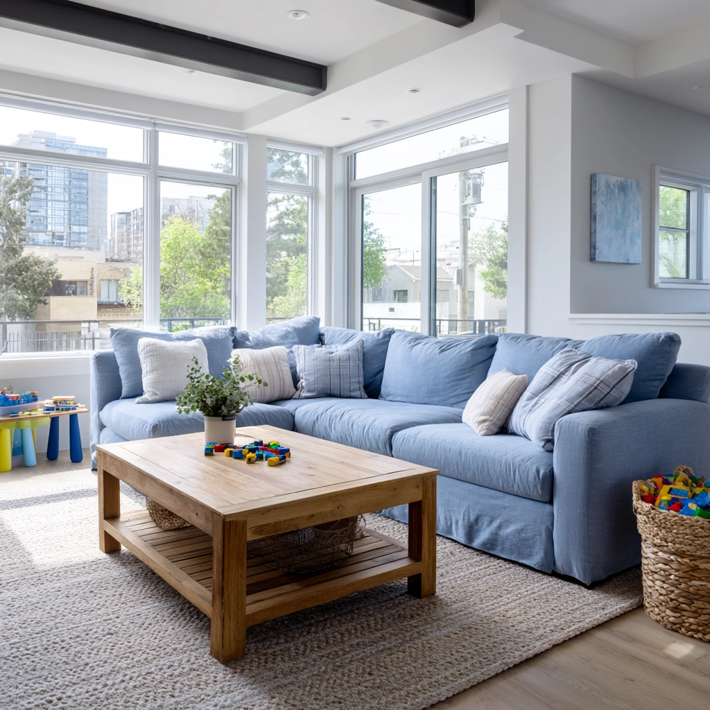 blue couch living room 25