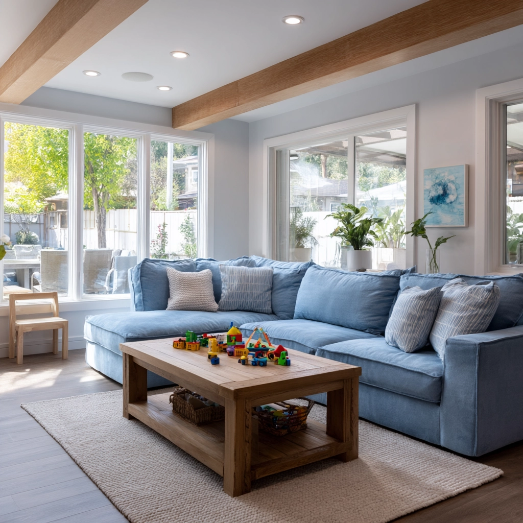 blue couch living room 28