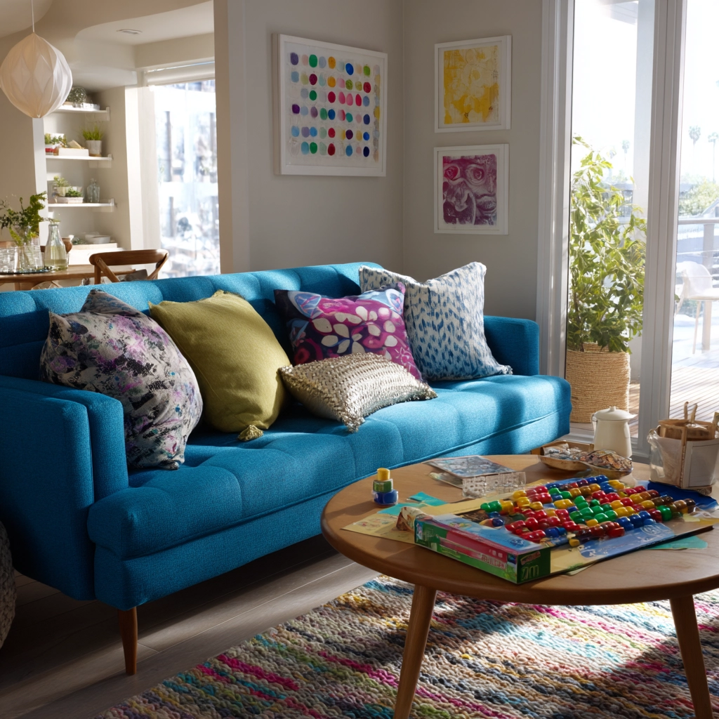 blue couch living room 48
