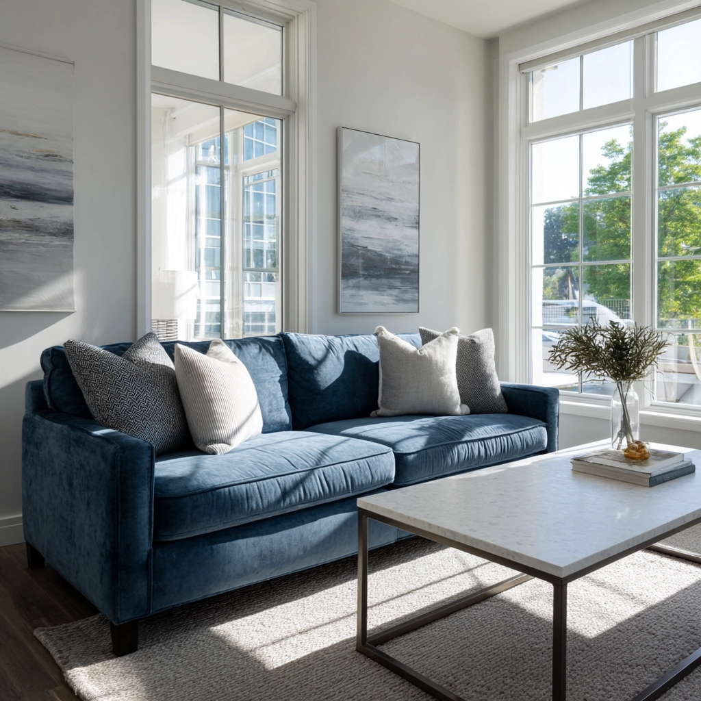blue couch living room 49