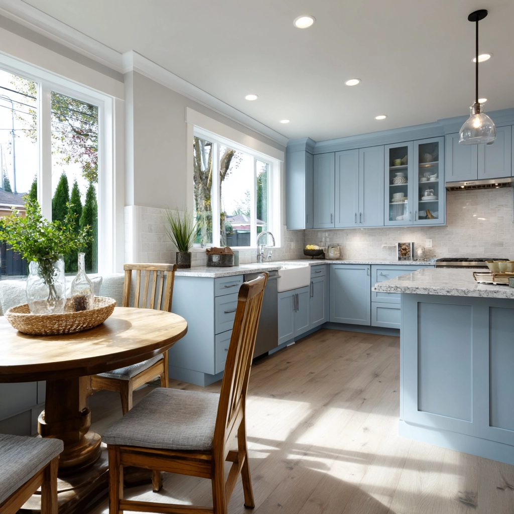 blue kitchen cabinets 17