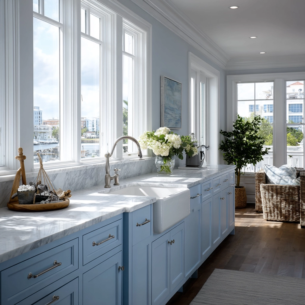 blue kitchen cabinets 22