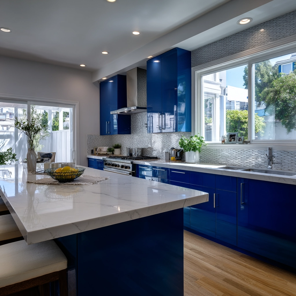 blue kitchen cabinets 3
