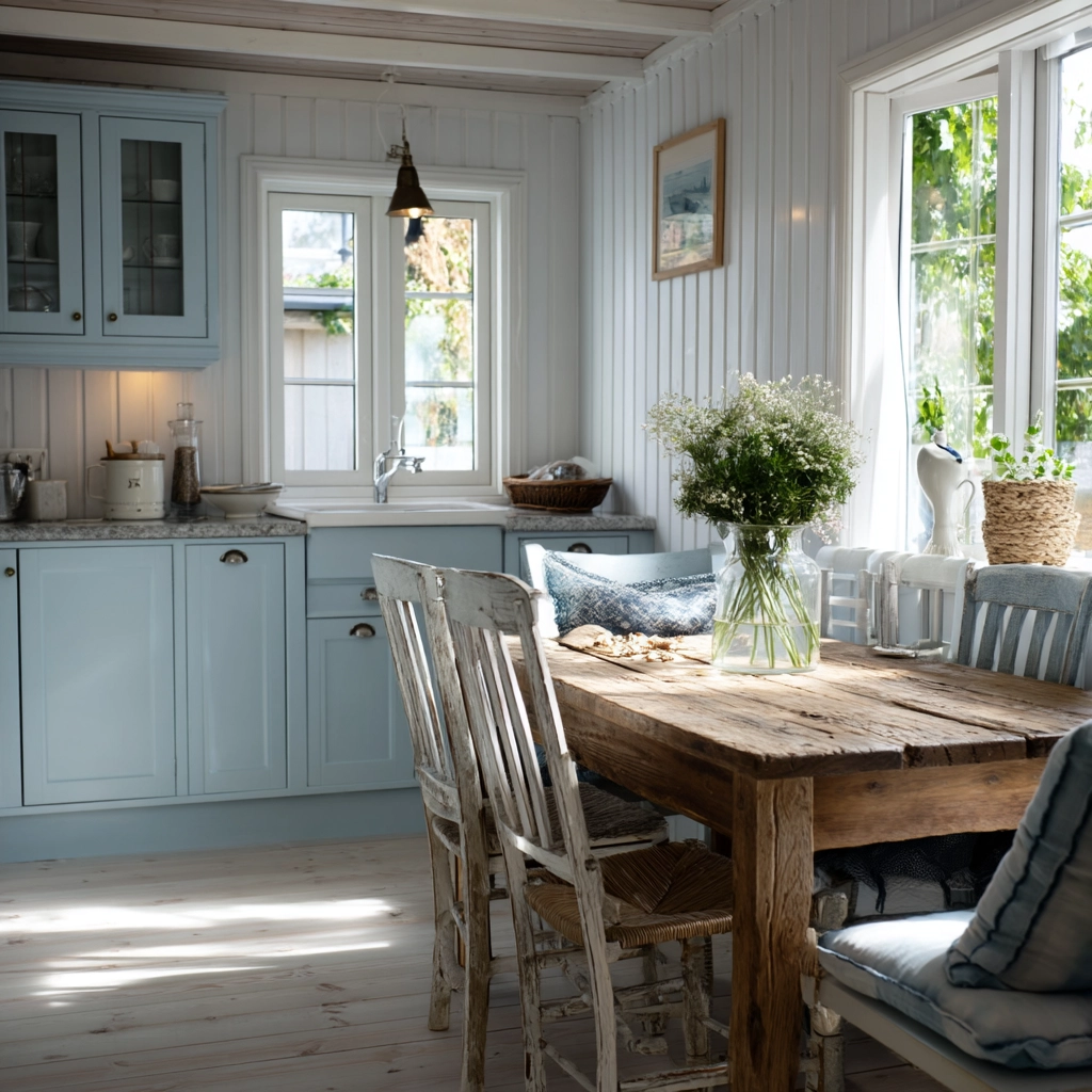 blue kitchen cabinets 46