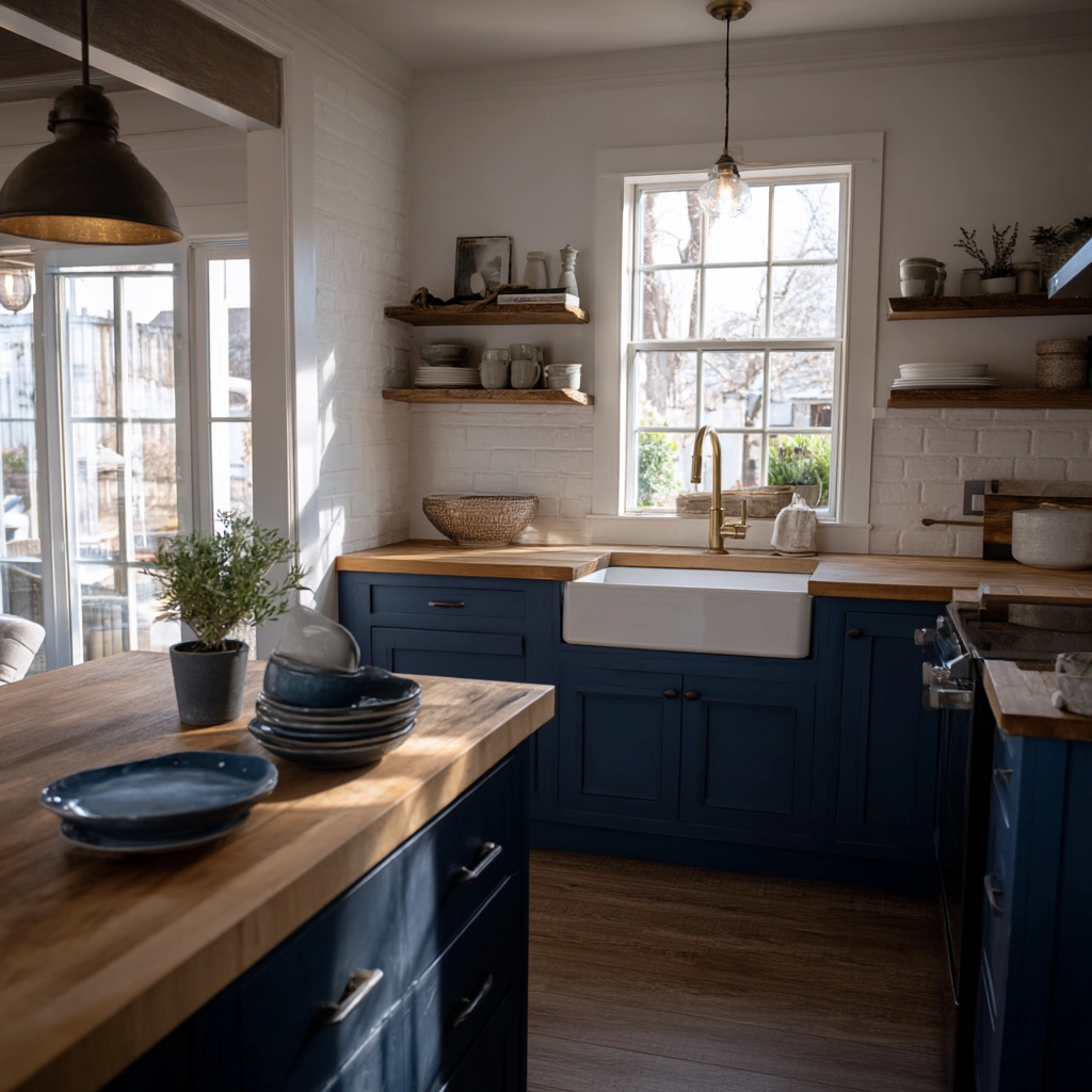 blue kitchen cabinets 5