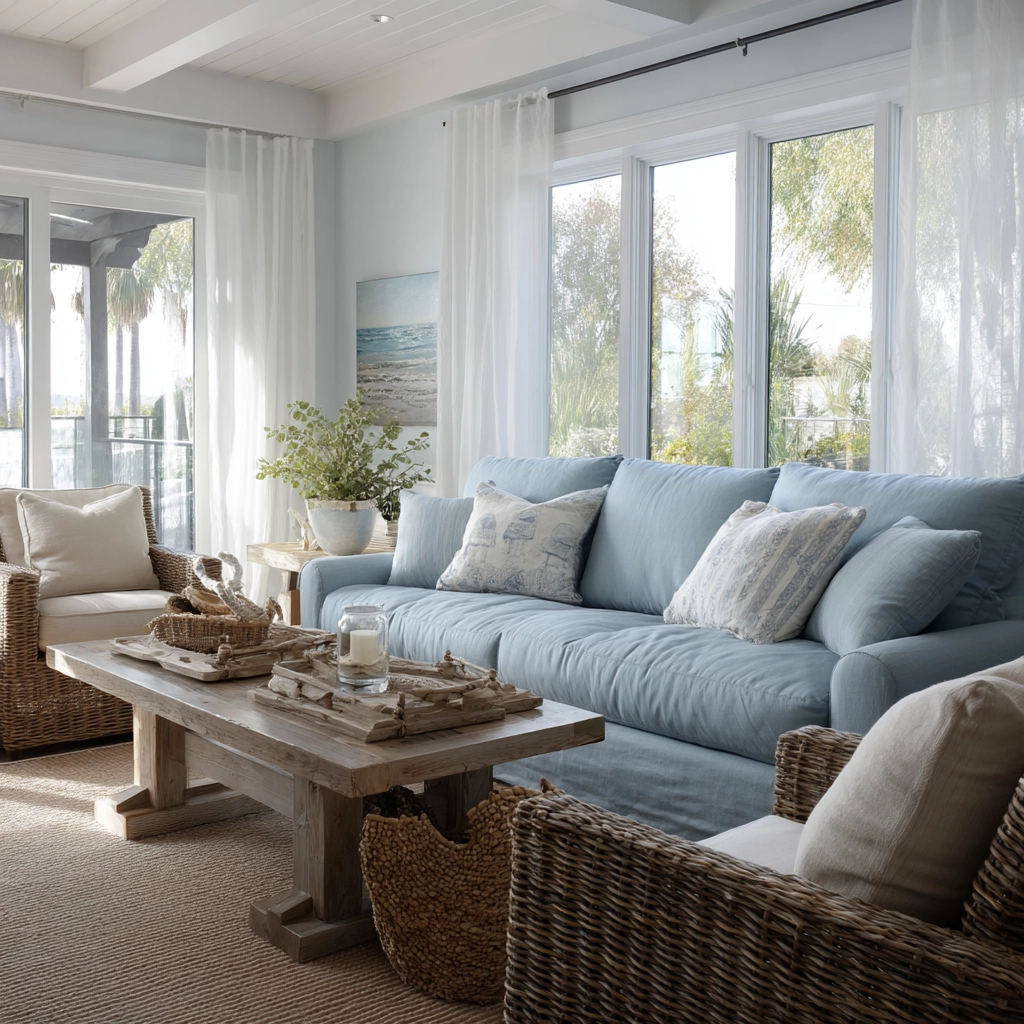 blue living room decor 18