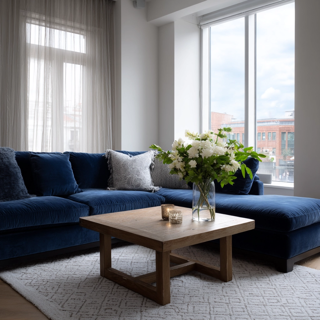 blue living room decor 2
