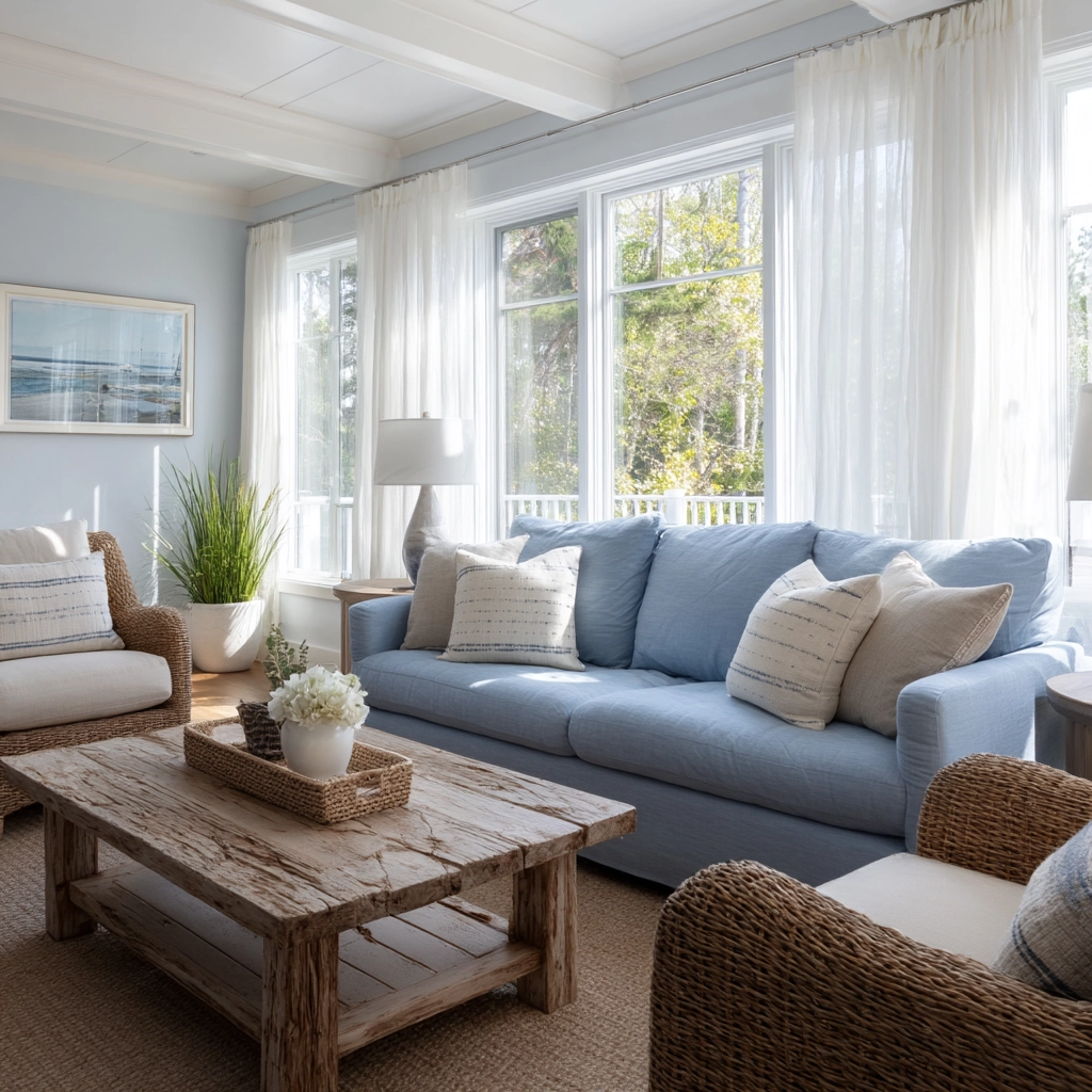 blue living room decor 20