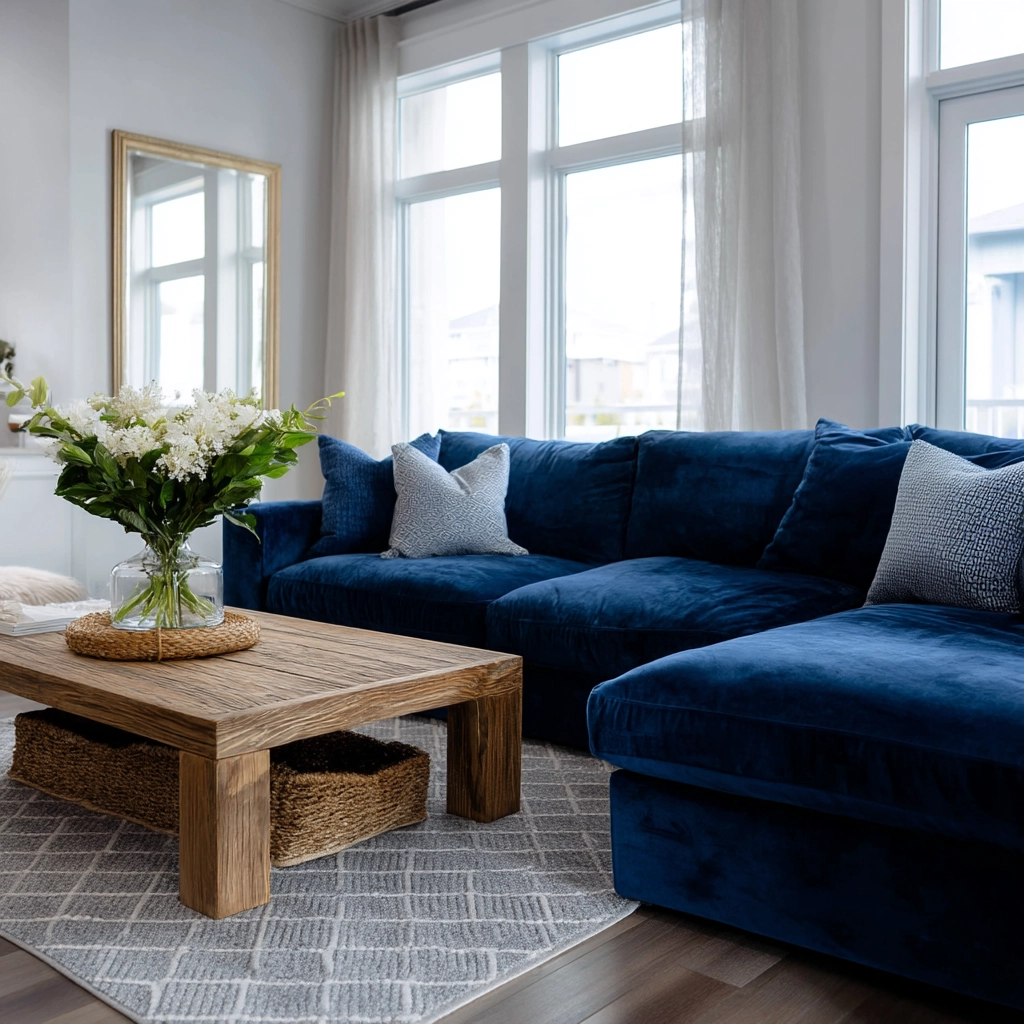 blue living room decor 3