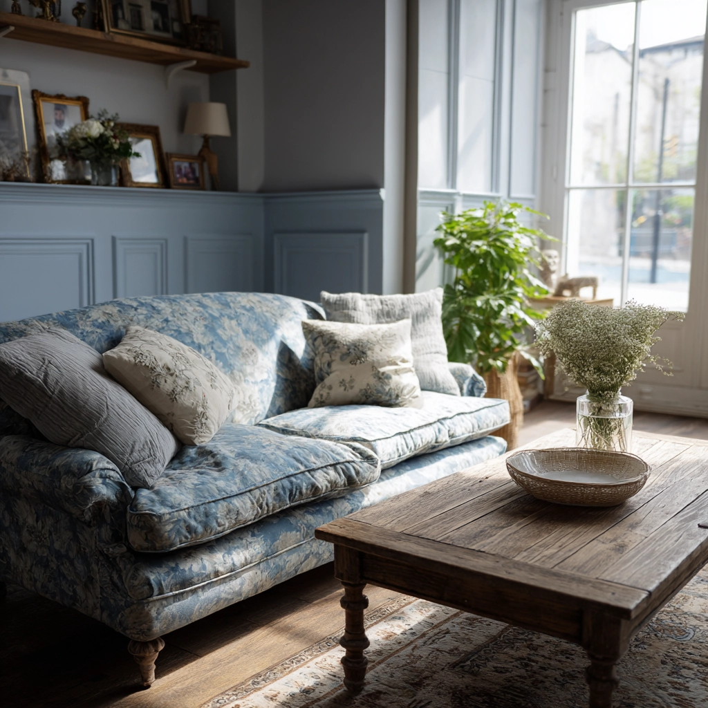 blue living room decor 38