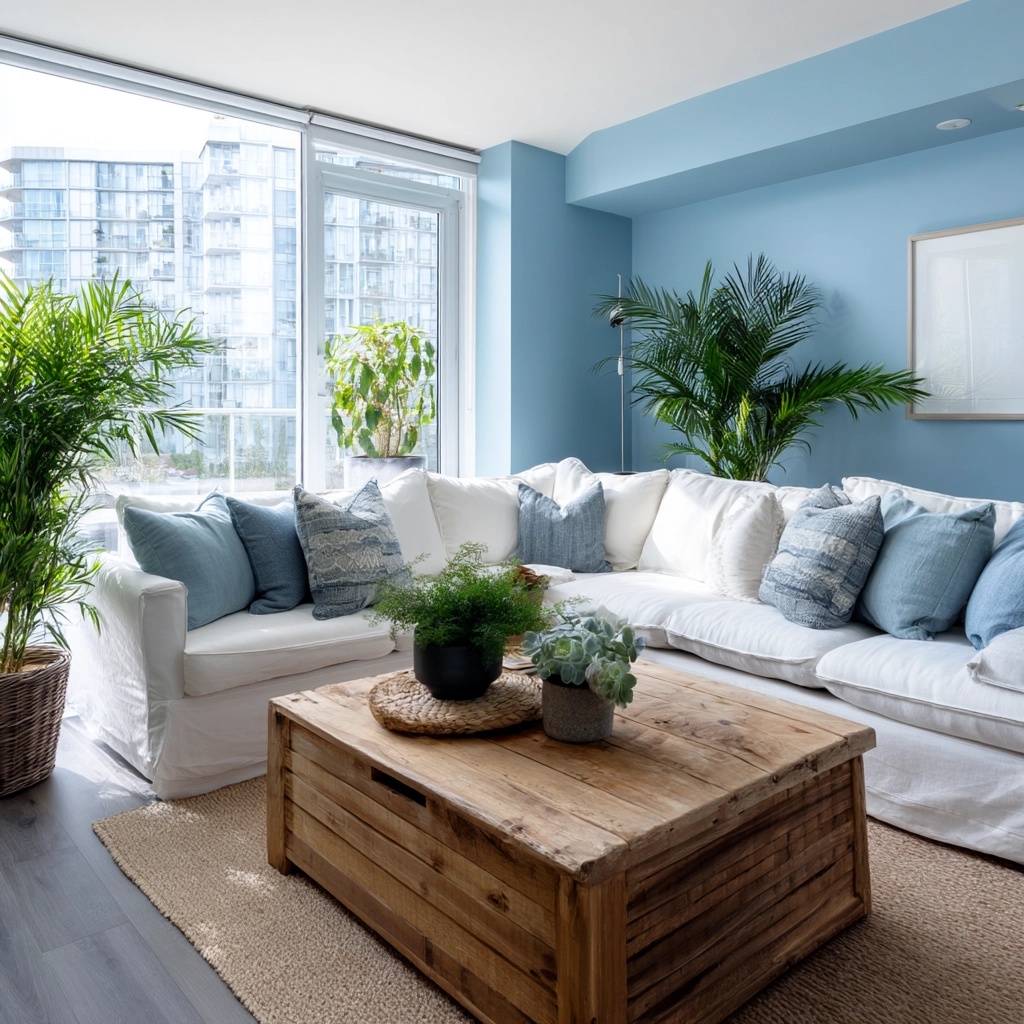 blue living room decor 51