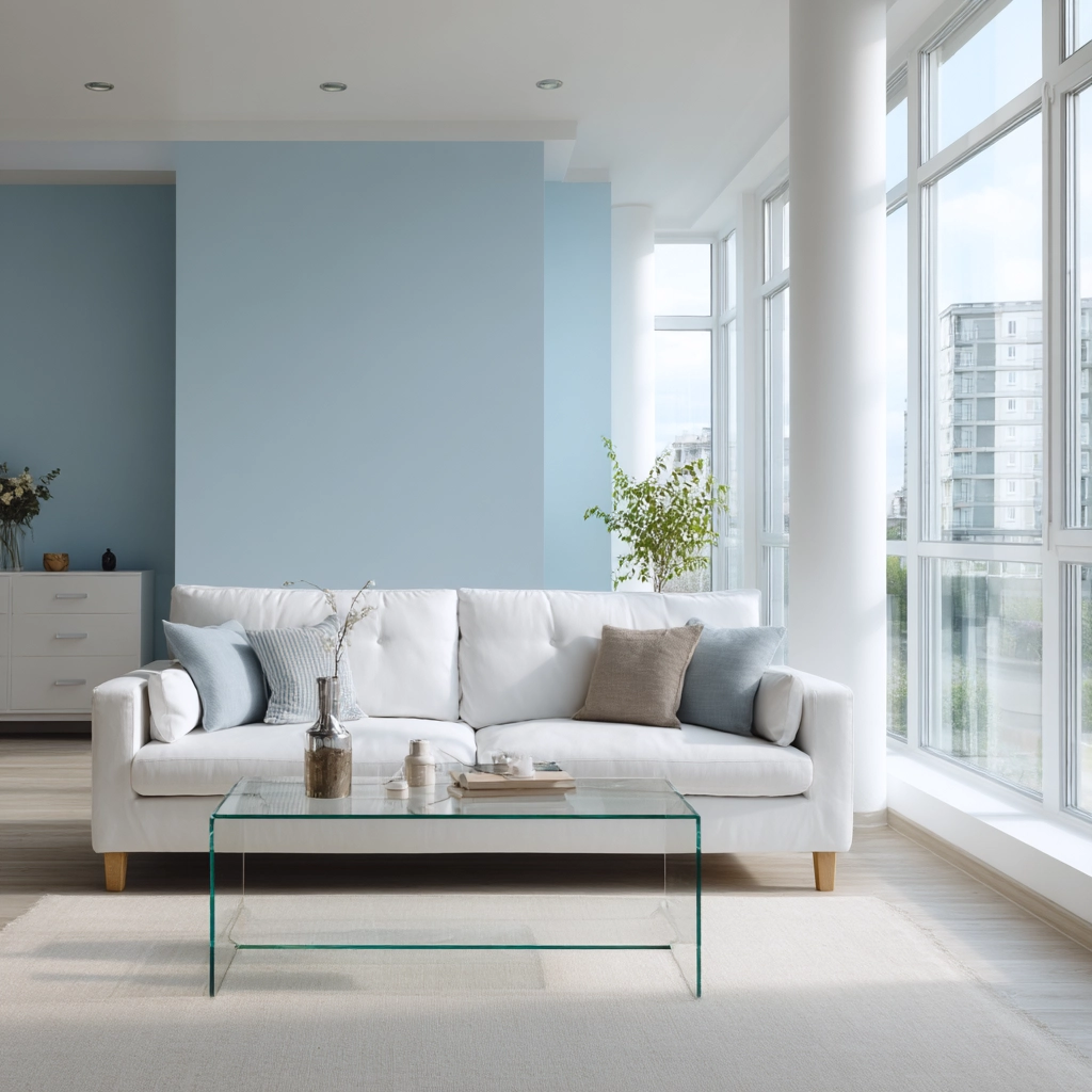 blue living room decor 57