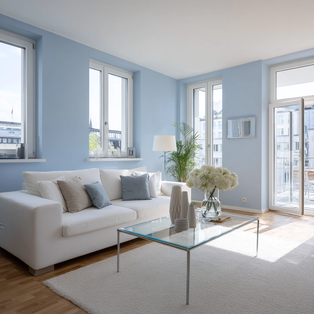 blue living room decor 59