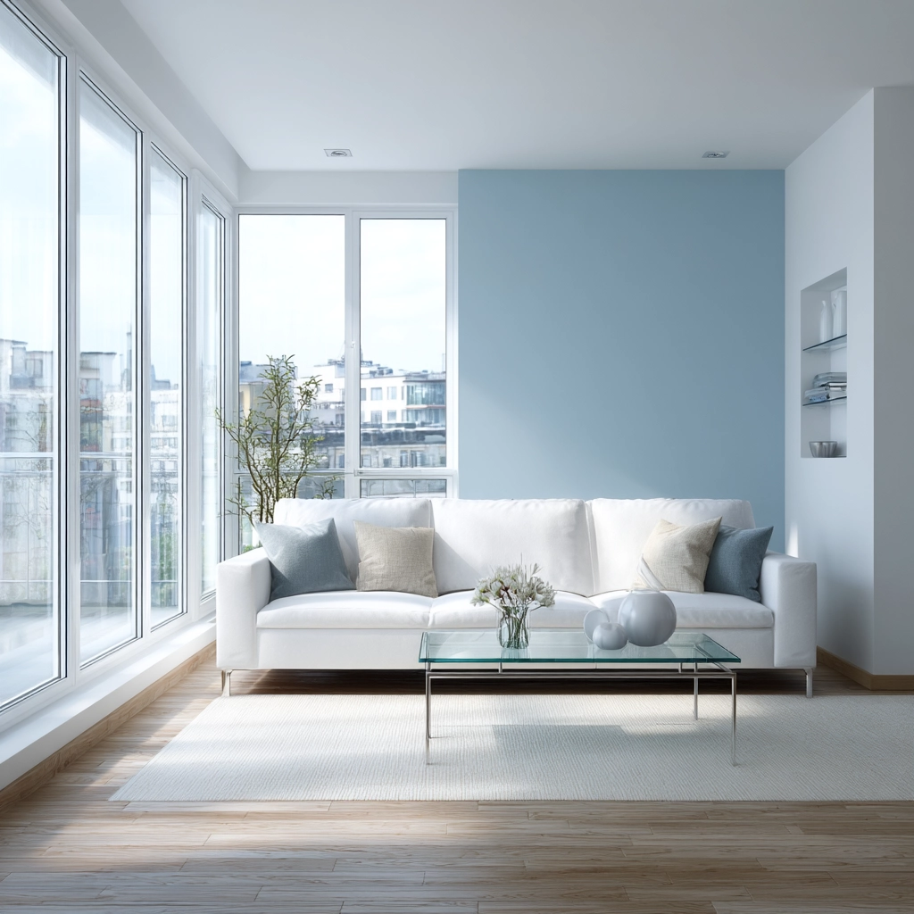 blue living room decor 60