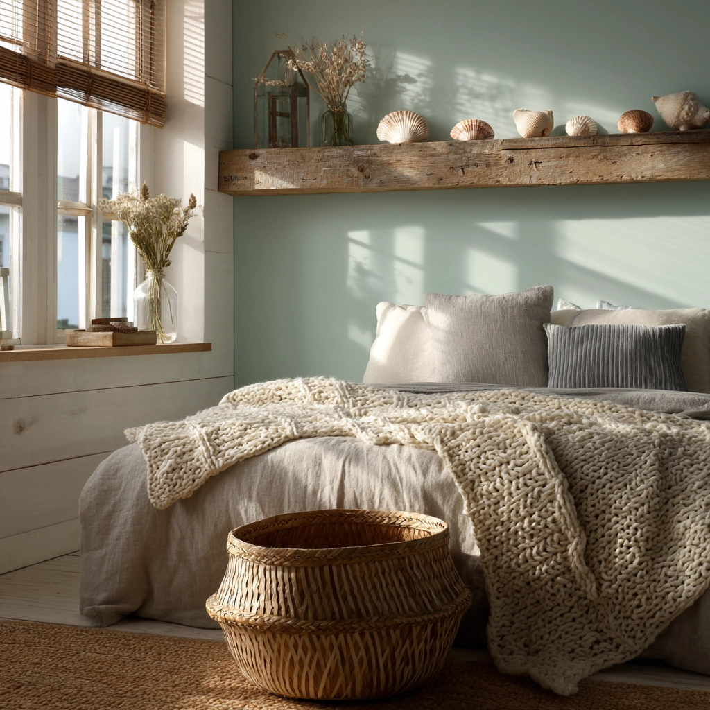 boho coastal bedroom 13