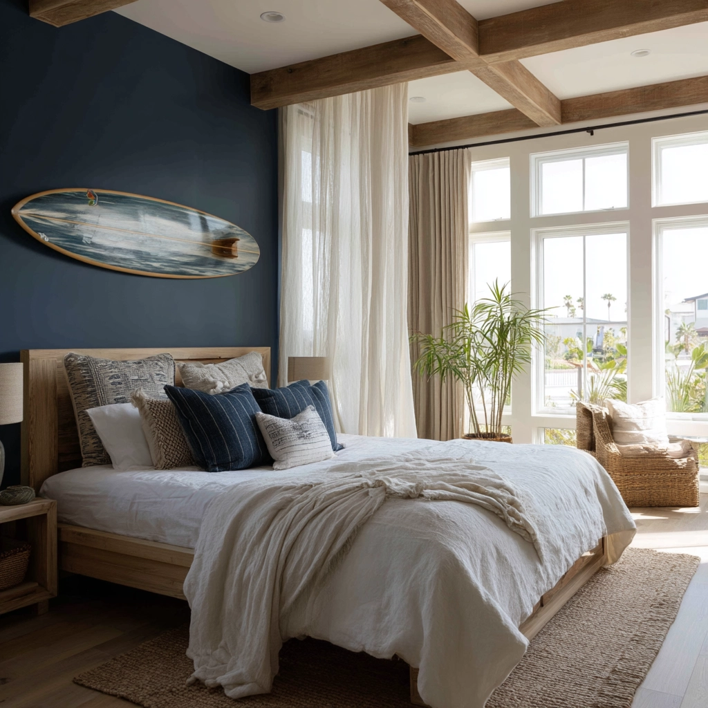 boho coastal bedroom 20