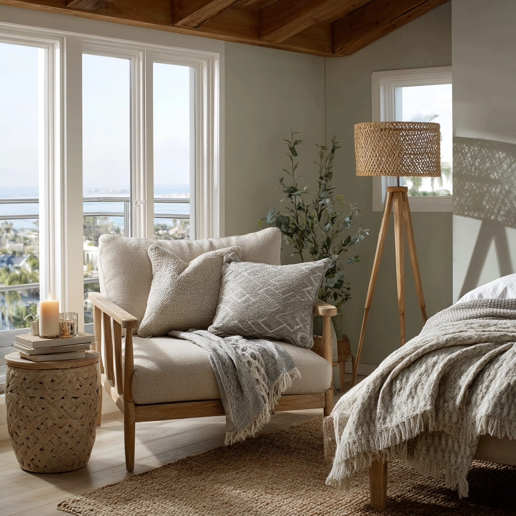 boho coastal bedroom 21