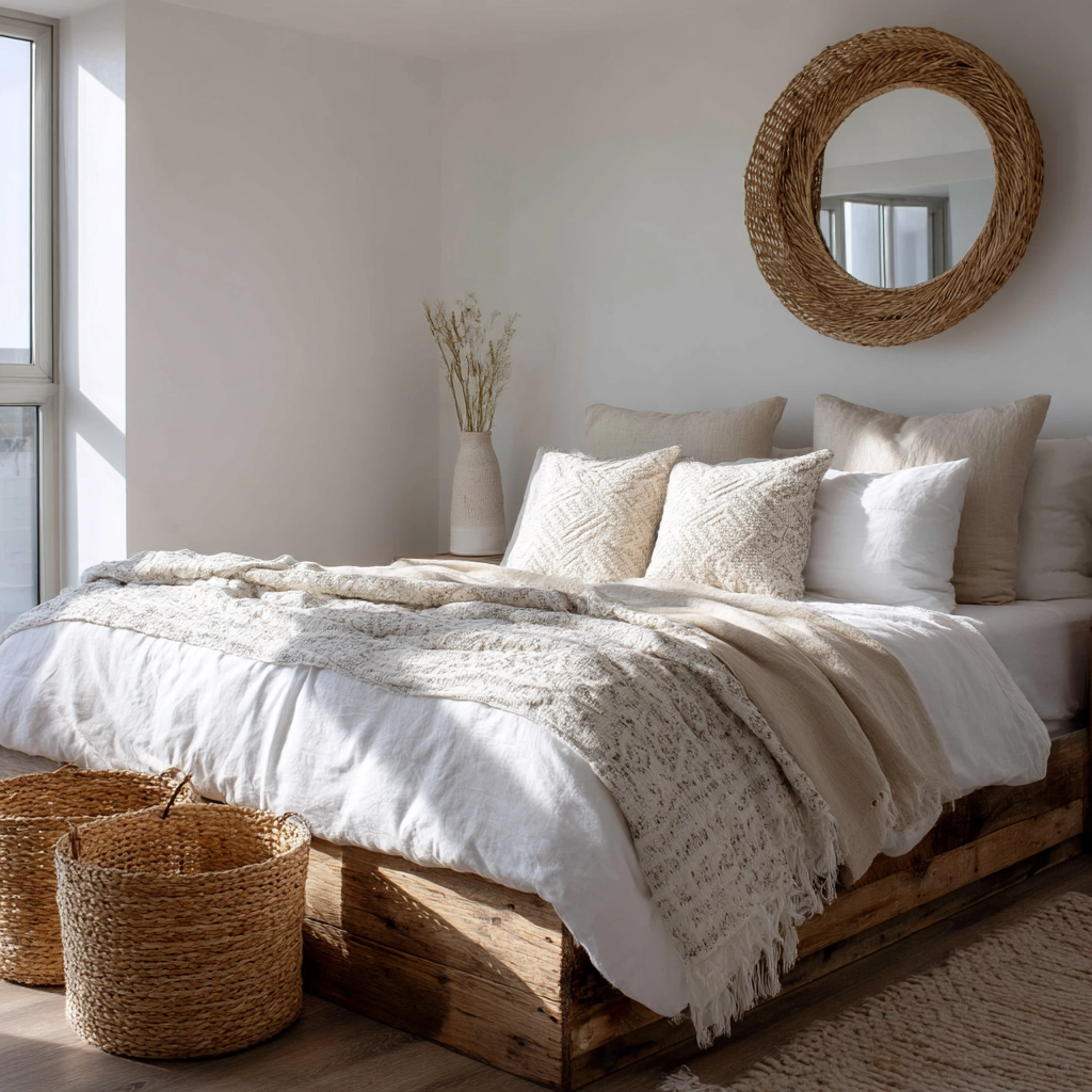 boho coastal bedroom 26
