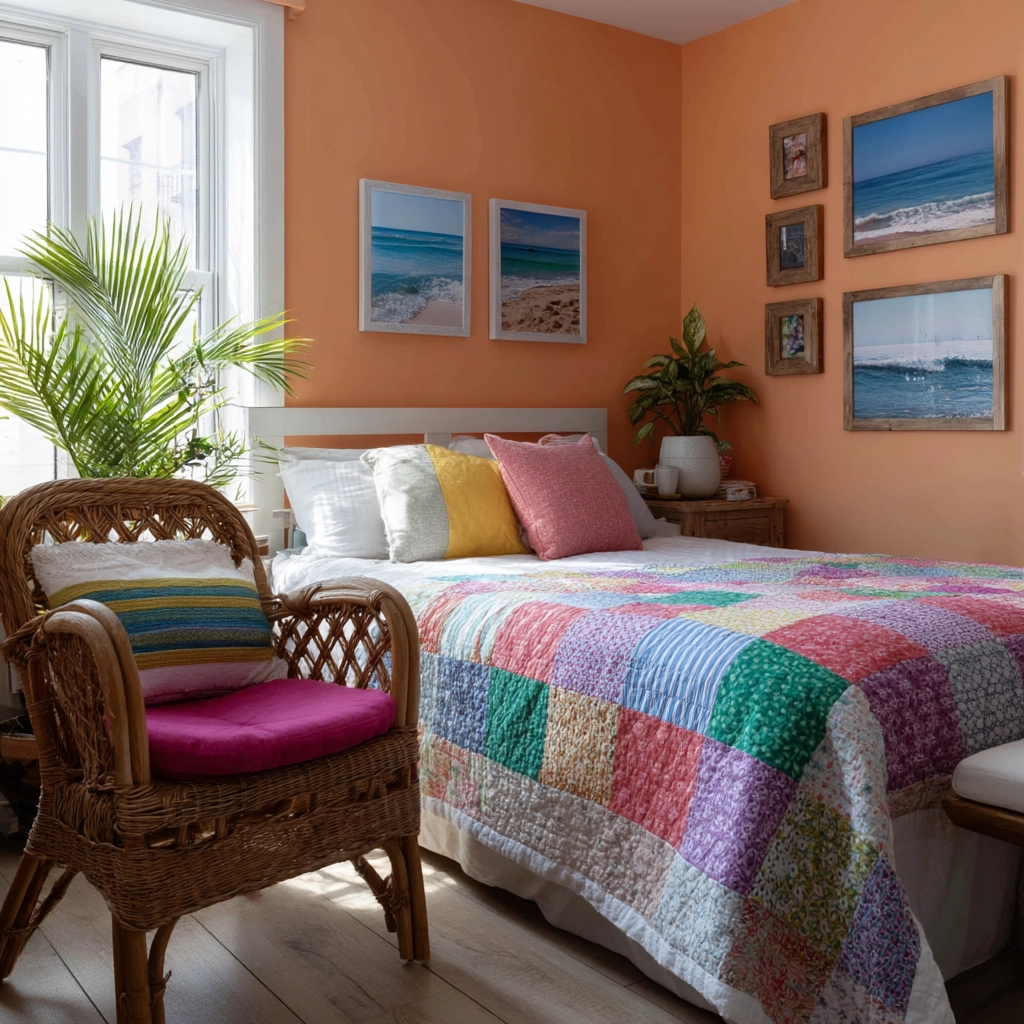 boho coastal bedroom 30