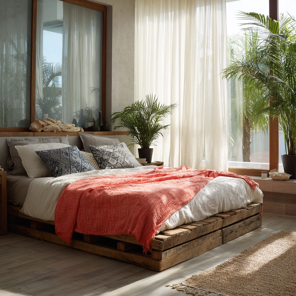 boho coastal bedroom 42