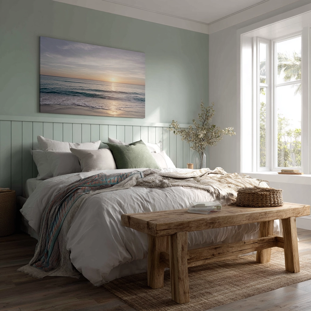 boho coastal bedroom 45