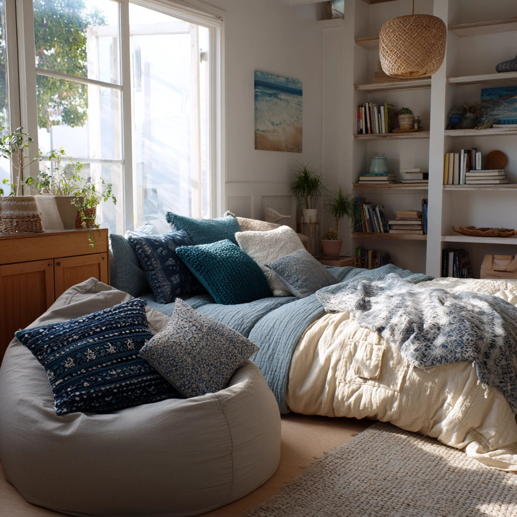 boho coastal bedroom 52