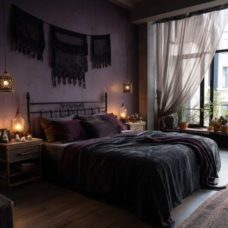 boho gothic bedroom 1