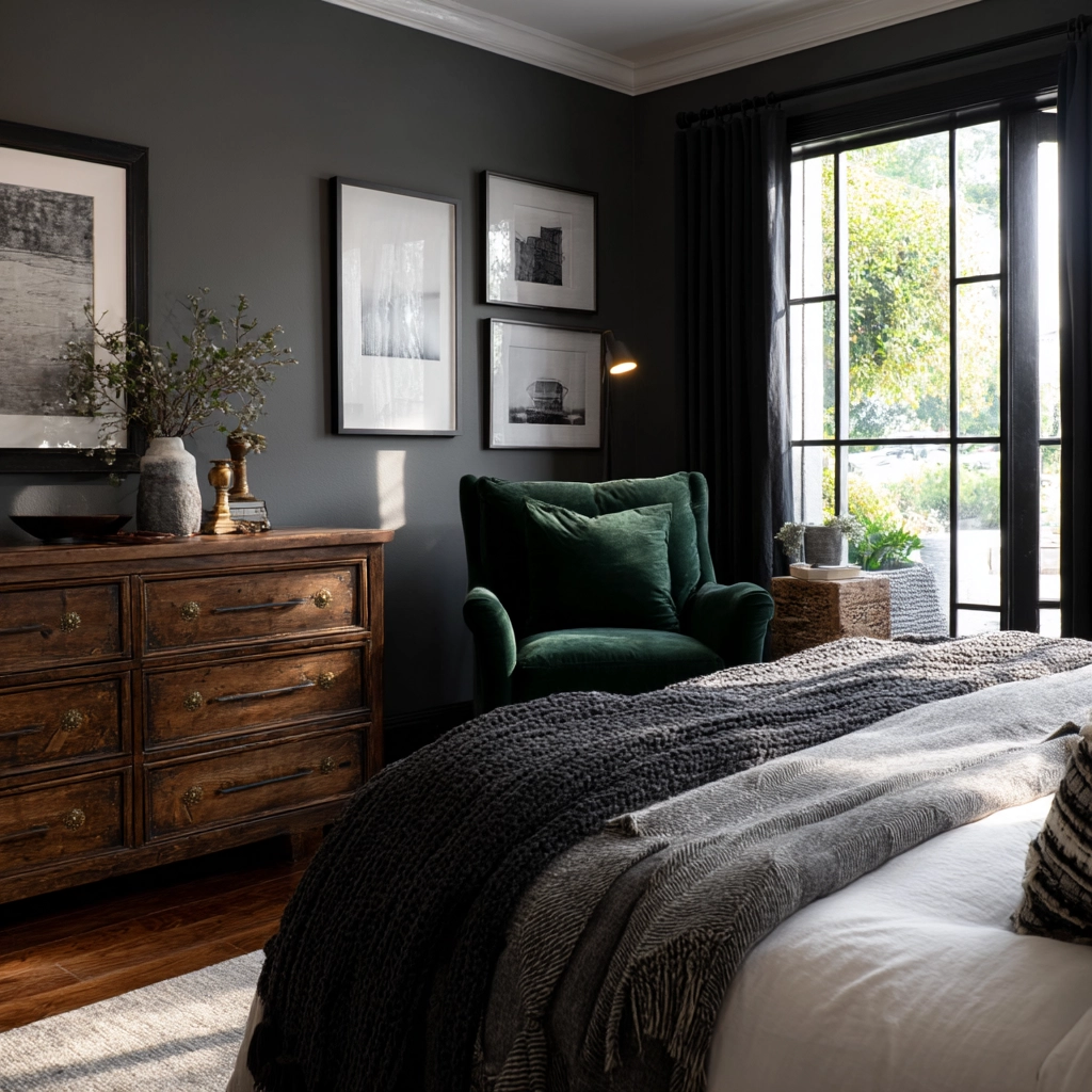 boho gothic bedroom 11