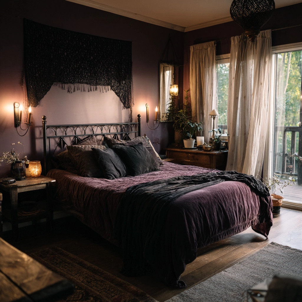 boho gothic bedroom 4