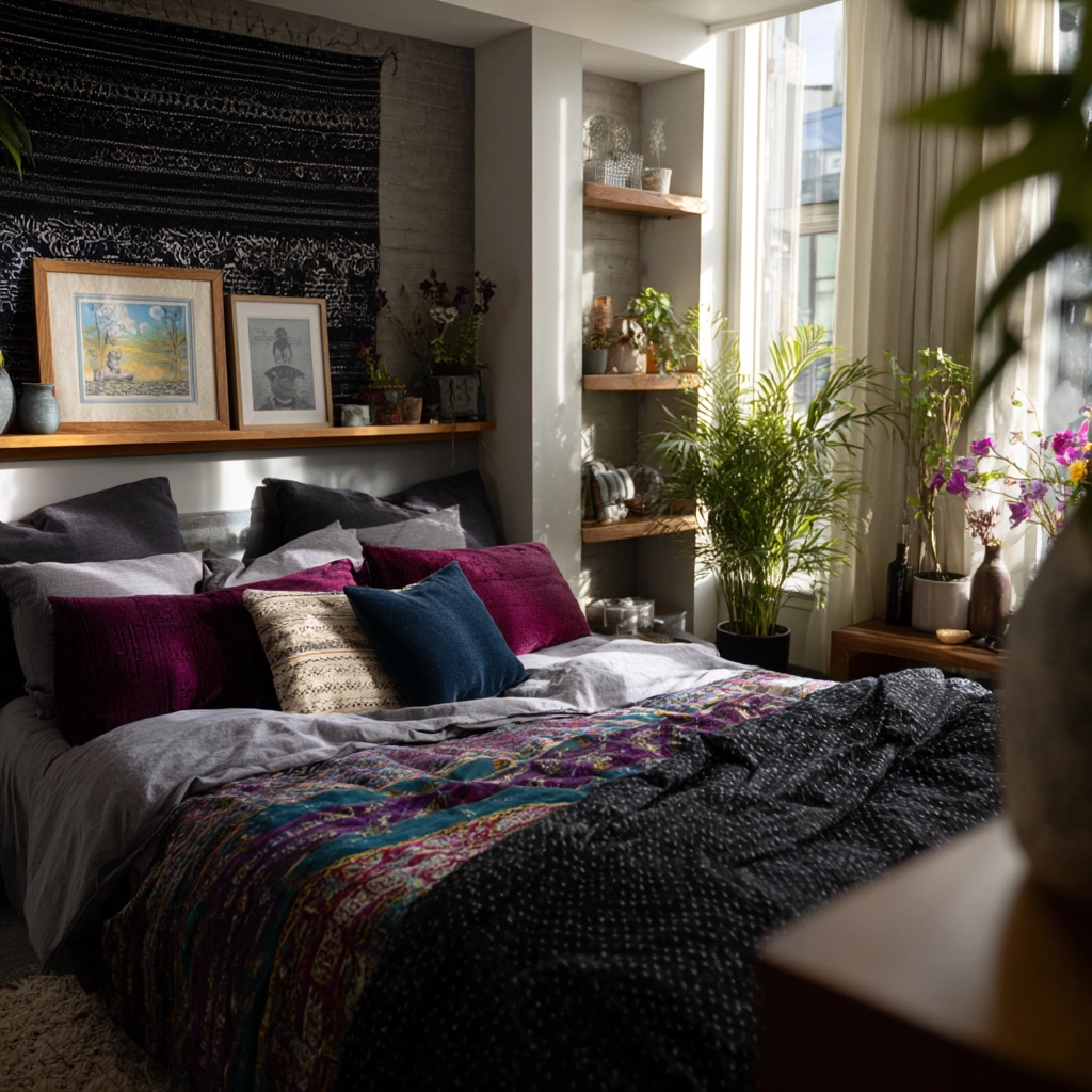 boho gothic bedroom 50