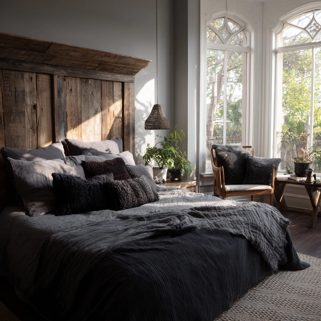 boho gothic bedroom 53
