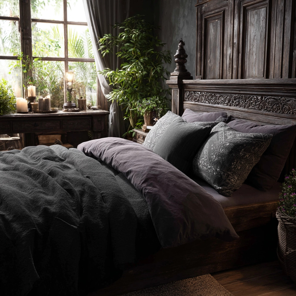 boho gothic bedroom 60