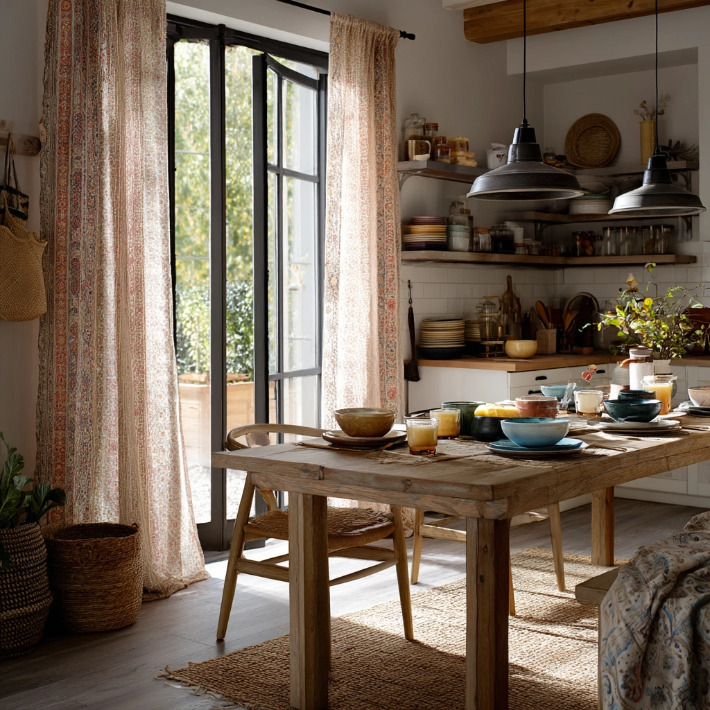 boho kitchen curtains 10
