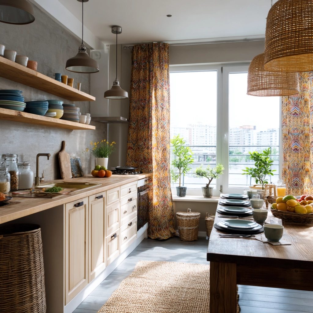 boho kitchen curtains 12