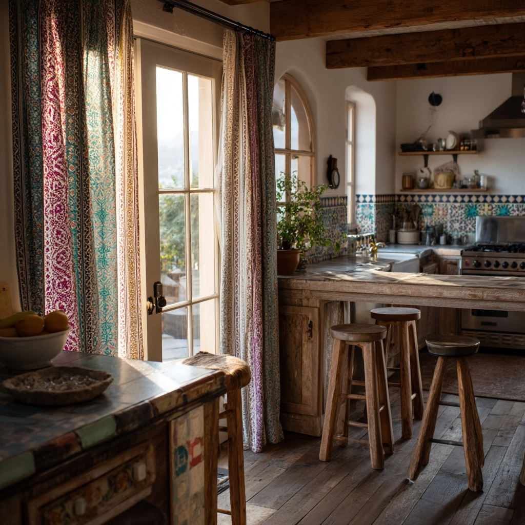 boho kitchen curtains 14
