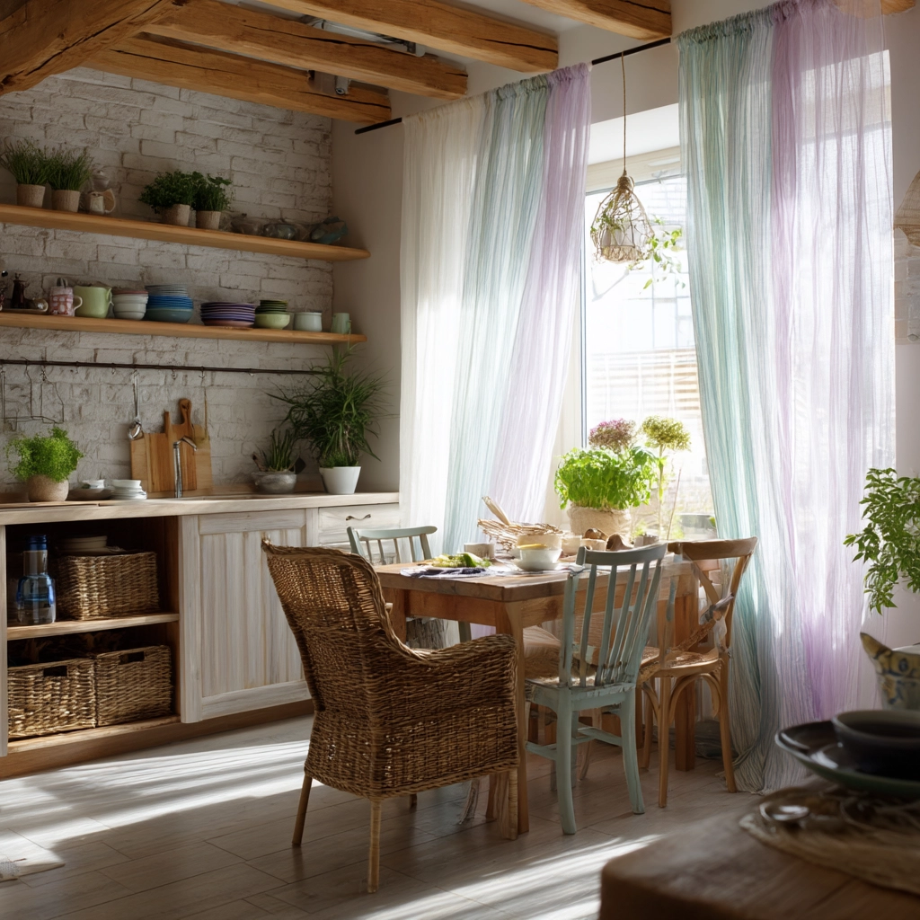 boho kitchen curtains 2