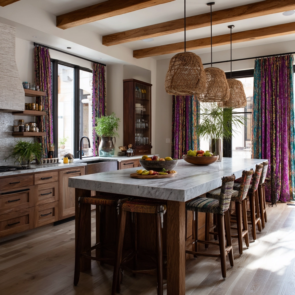 boho kitchen curtains 22