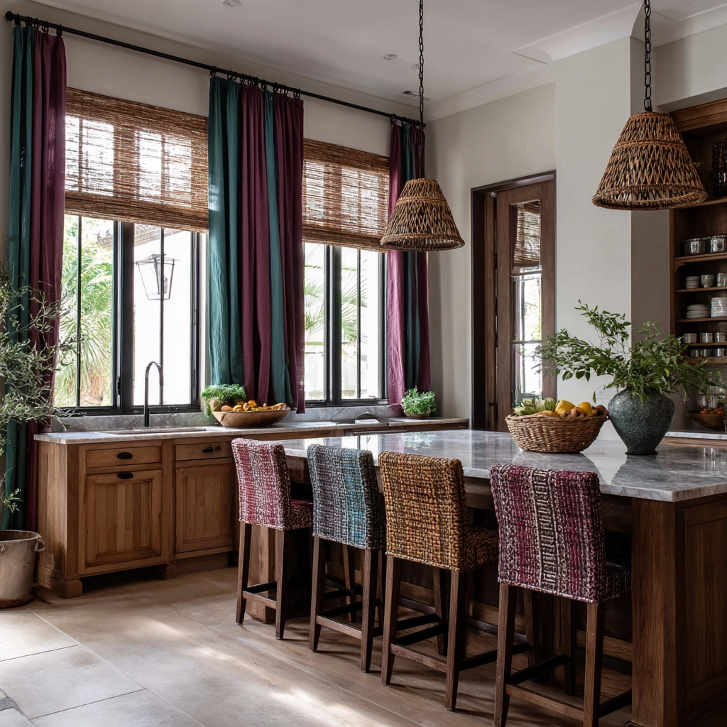 boho kitchen curtains 24